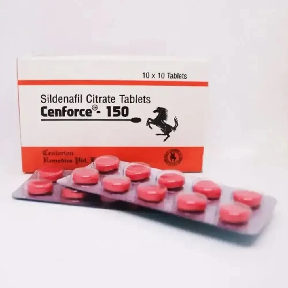 Blister pack of Cenforce 150mg tablets for advanced erectile dysfunction relief